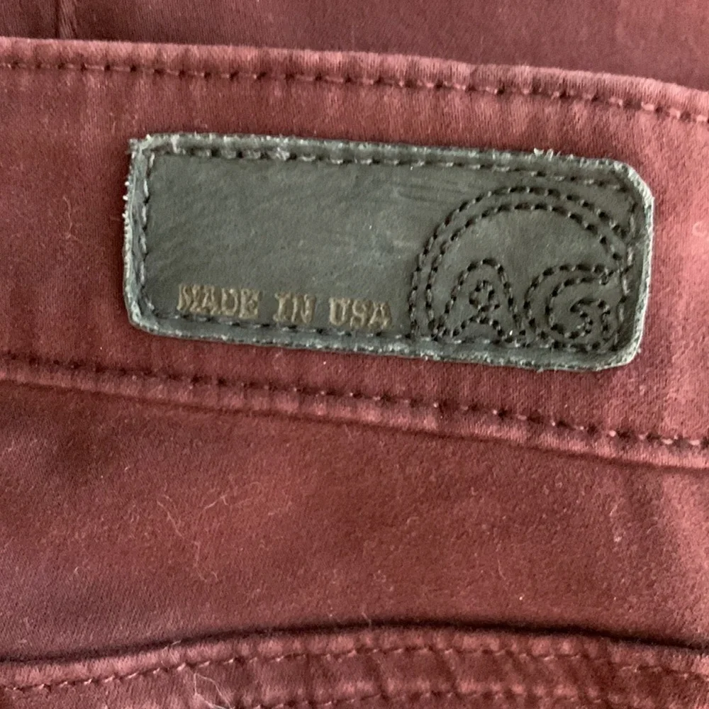 AG Adriano Goldschmied The Jegging Super Skinny Jeans in Wine